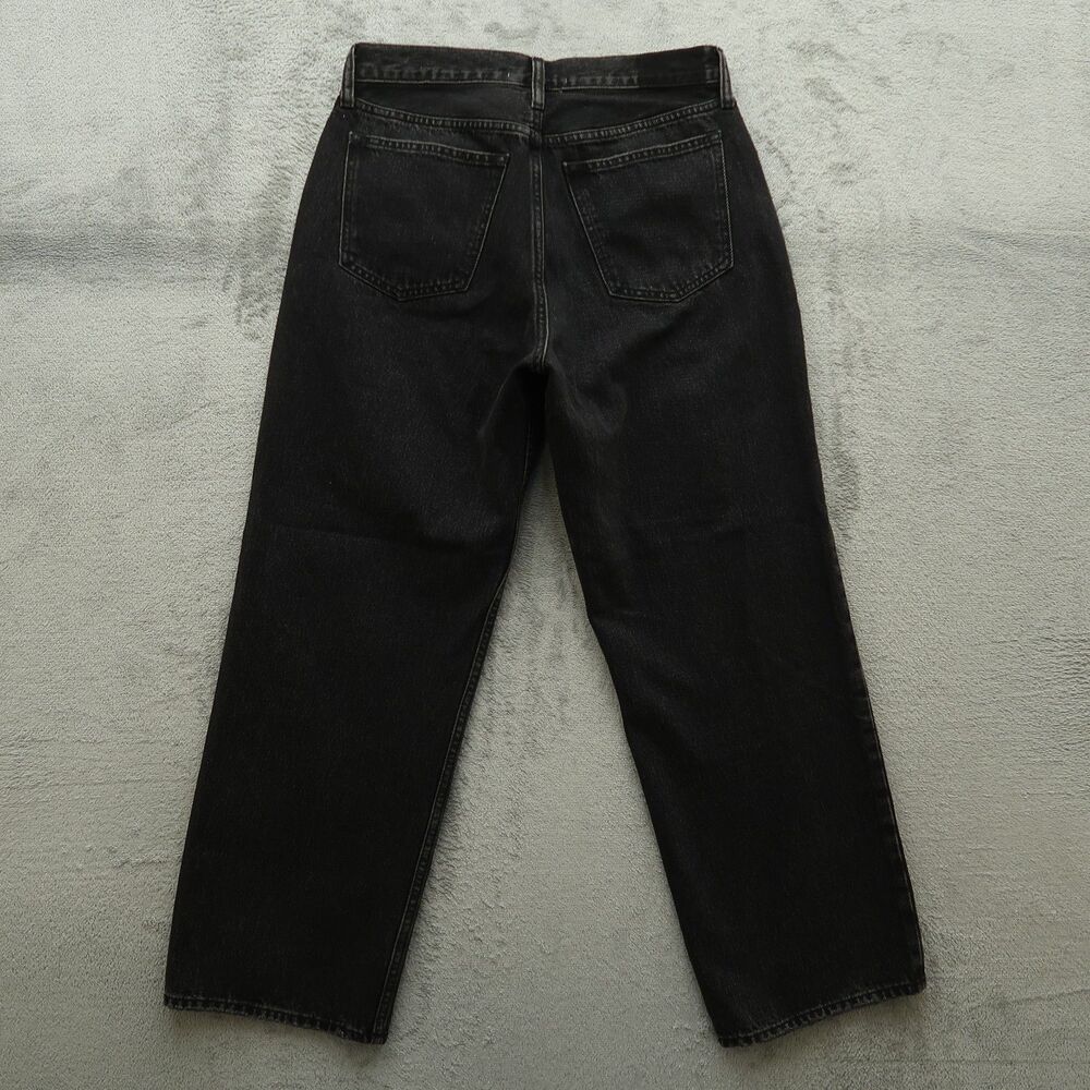 Abercrombie & Fitch Black Wide Leg Jeans - Picture 11 of 16